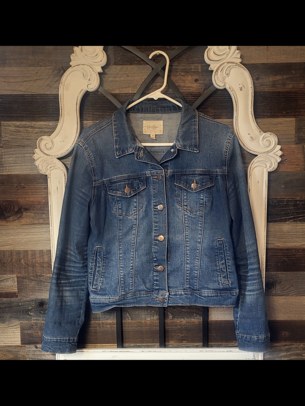 Classic Blue Denim Jacket - Jessica Simpson